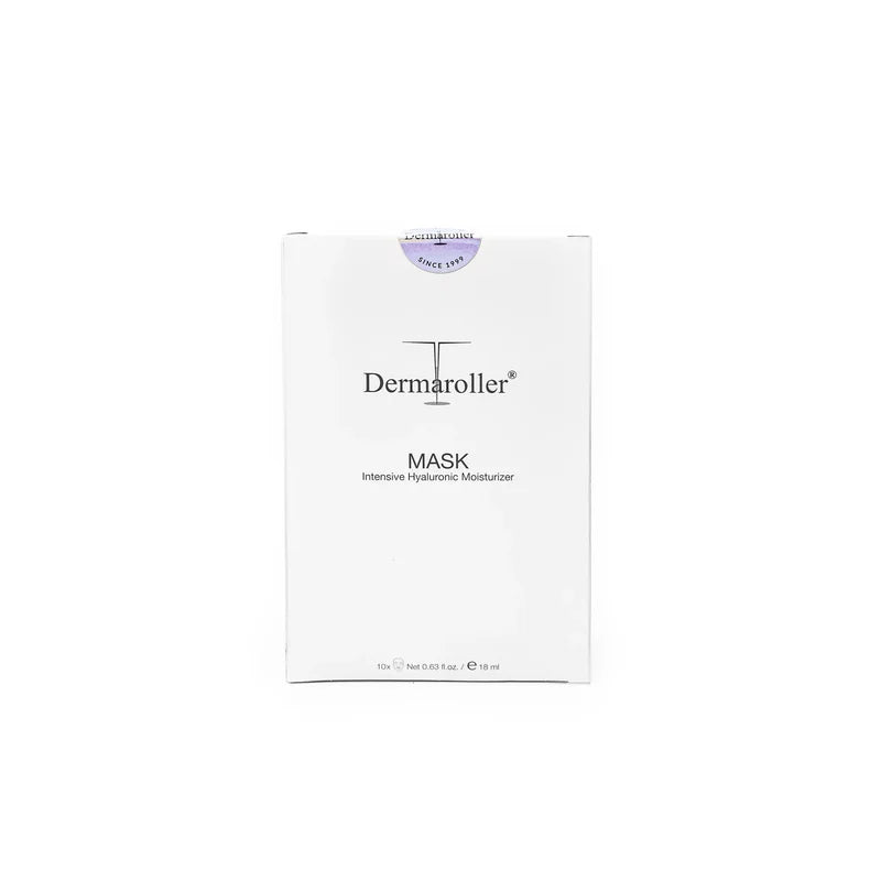 Dermaroller玻尿酸補水保濕修護急救面膜八盒(10片*8盒)送rohi凍齡套組。